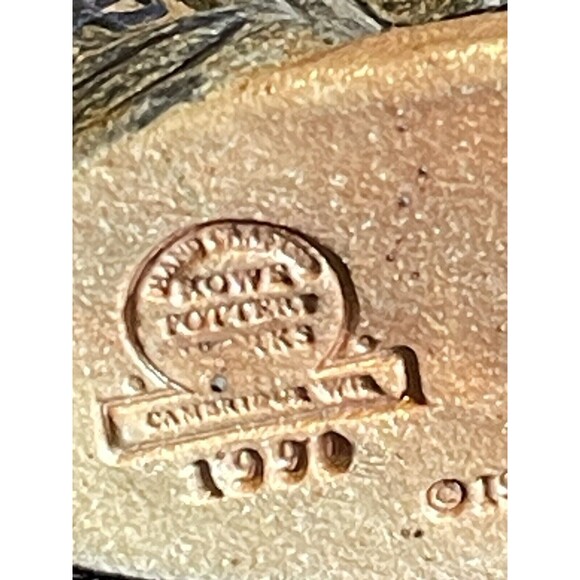 1990 Rowe Pottery Works Annual Santa RPW Salt Glazed 6.5" Father Christmas - Picture 7 of 9